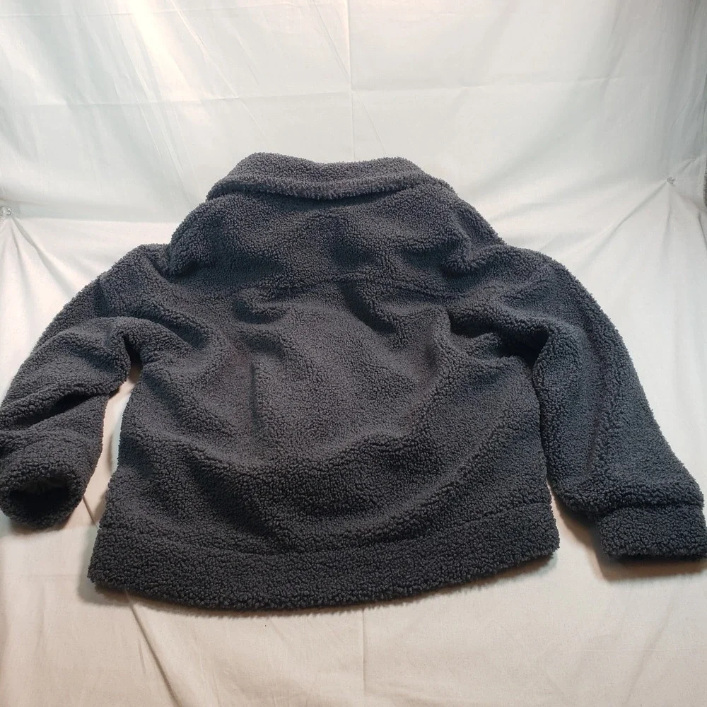 Dixxon Flannel Company Hyna Sherpa Jacket‎ Mens Size M Charcoal Grey Plaid Lined